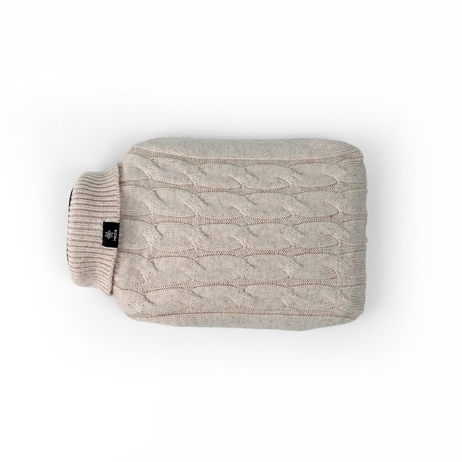Hot water bottle with merino cover