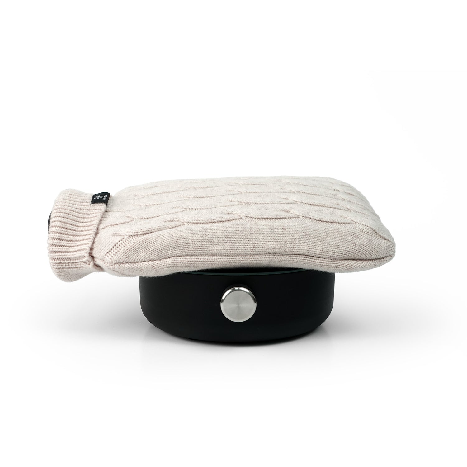 Hot water bottle with merino cover