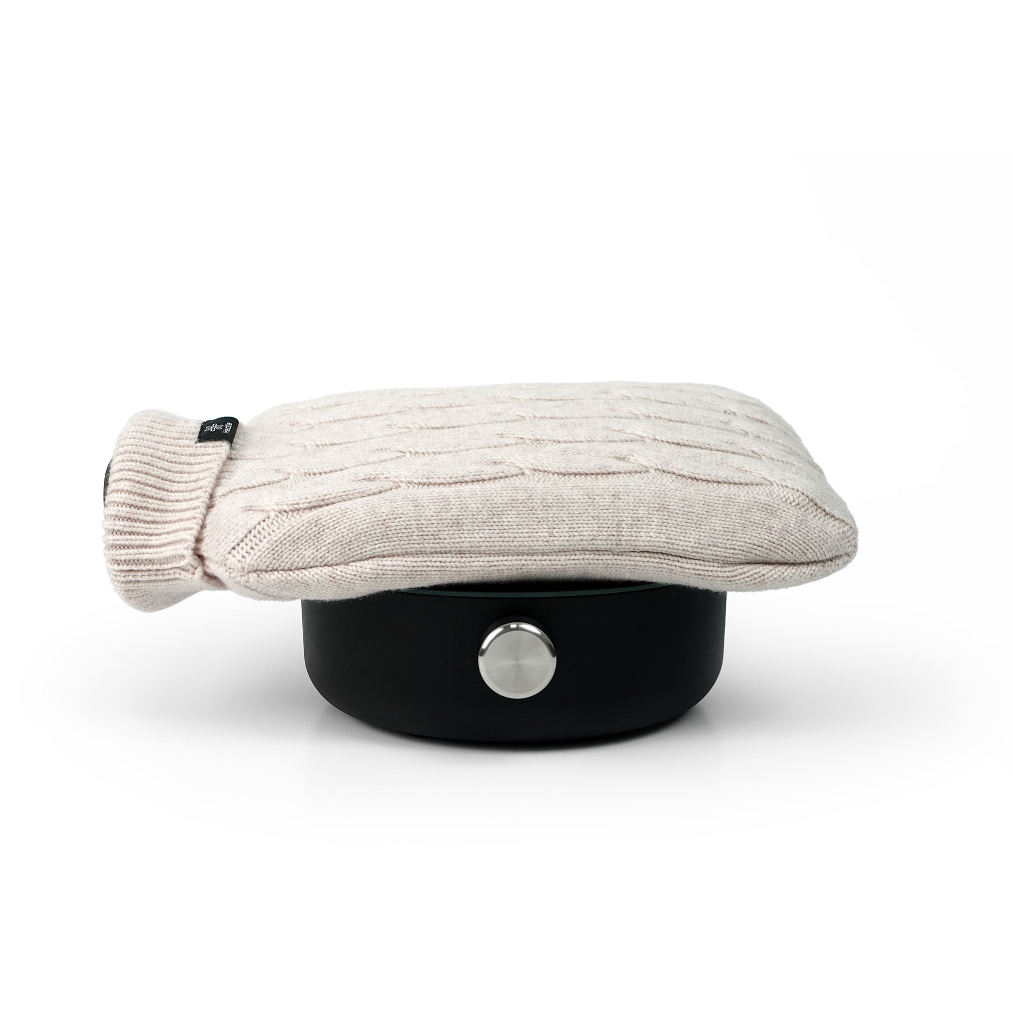 Hot water bottle with merino cover